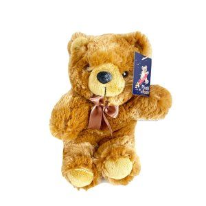Plush In A Rush 10” Ultra Soft Brown Teddy Bear Plush Stuffed Animal Lovey NWT